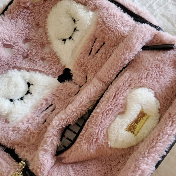 Betsey Johnson plush foxy backpack \